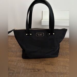 Kate Spade Small Nylon Black Tote